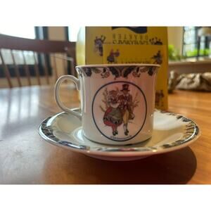 Rorstrand Svenska Landskapsdrakter Swedish National Costumes Cup Sodermanland